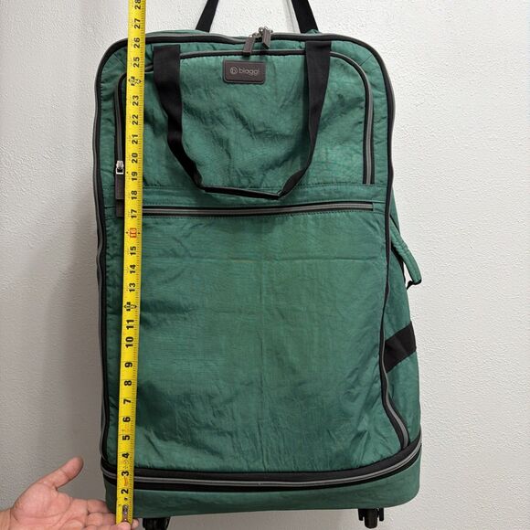 Biaggi Luggage Zipsak 31” Micro Fold Spinner Suitcase Cobalt Blue - Picture 13 of 16